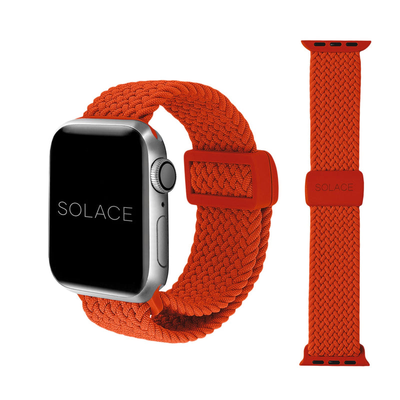 Grey adjustable braided Apple Watch band (38,40,41,42,45,49mm)